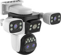 EVERSECU 10x Hybrid Zoom Quad Lens WiFi PTZ Security Camera, Triple Cameras in by EVERSECU