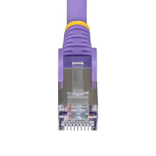 StarTech.com 25ft Purple CAT6a Ethernet Cable, Snagless RJ45, 100W PoE++ - Image 4