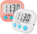 Classroom Timers for Teachers Kids Large Magnetic Digital Timer Teacher Supplies 2 Pack-Pink White