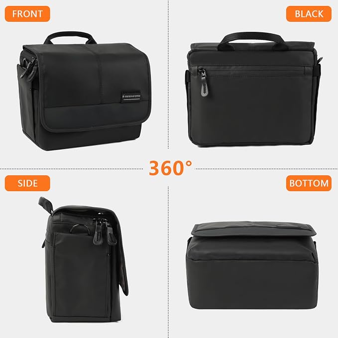 Besnfoto Camera Bag Small DSLR Camera Shoulder Bag - Image 8