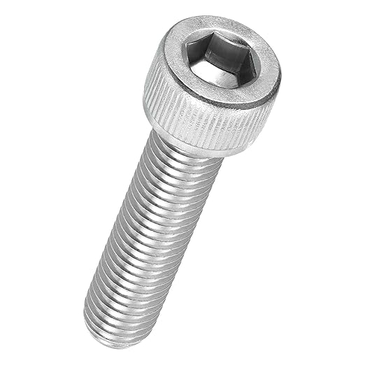 Kozelo 5pcs Socket Head Cap Screws - [M10-1.5 x 40mm] 304 Stainless Steel Allen Socket Drive for Electrical Motor 3D Printing Fan Engine Replacement Use, Silver