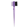 Style Factor EDGE BOOSTER® Hammer Brush Rat Tail– Double-Sided Edge Control Brush & Comb with Boar Bristles – For Edges, Slick Backs, Baby Hair Styling, and Taming Flyaways
