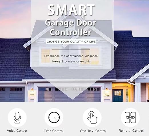 Easy Installation|Hucaoe Zigbee 5V Smart Garage Door Opener Controller| - Image 8