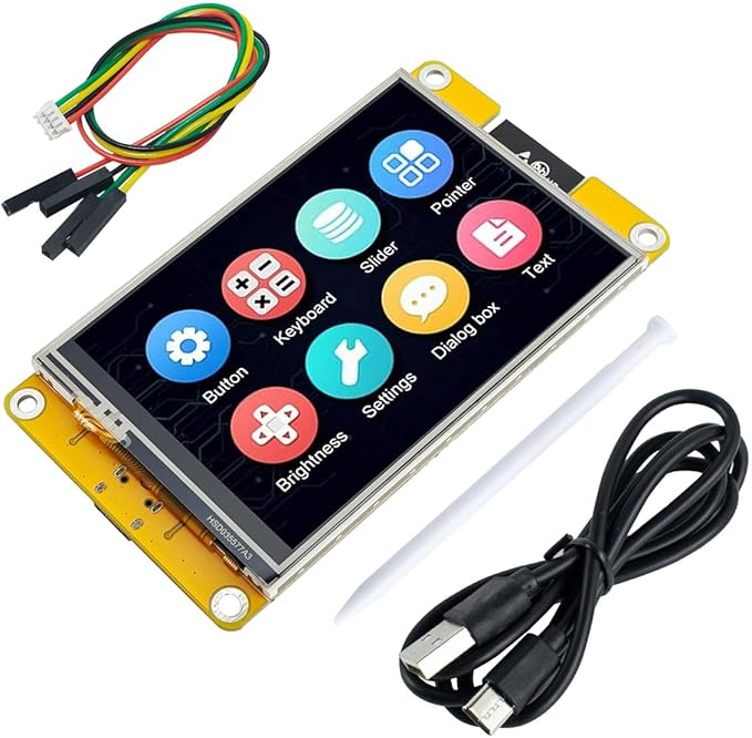 Hosyond 3.5'' 320x480 Touch Screen ESP32 Display with WiFi+BT, ST7796U Driver LCD TFT Screen Module for Arduino IoT