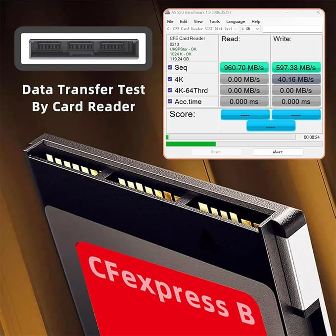 CFexpress Type-B to NVME 2230 Memory Card Kit Case CFE CFB NGFF M-Key Adapter - Image 9