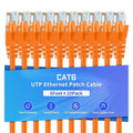 Cat6 Ethernet Cable 6 Feet 10 Pack Network RJ45 Cat6 Internet Patch Cable by XANHAM