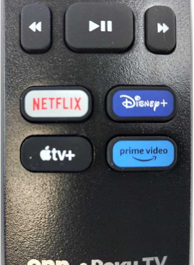 Ceybo OEM Replacement Remote Control for All Onn Roku Smart TVs Includes Netflix, Disney+, Apple TV, Prime Video Shortcuts