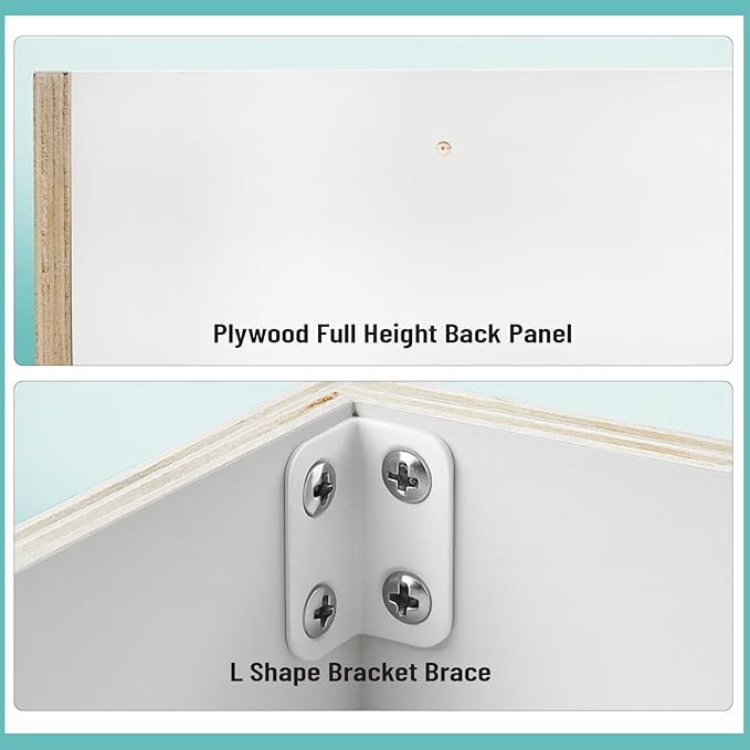 Wall Kitchen Cabinets, RTA Cabinets, White Shaker Cabinet, Wall Mounted, RTA Upper Cabinet, Modern for Kitchen and Bathroom with Door, 2 Adujustable Shelves (White, 18" W x 30" H x 12" D)