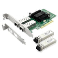 10Gtek 10Gb SFP+ NIC Network Card, Daul SFP+ Ports, 82599ES Controller by 10Gtek