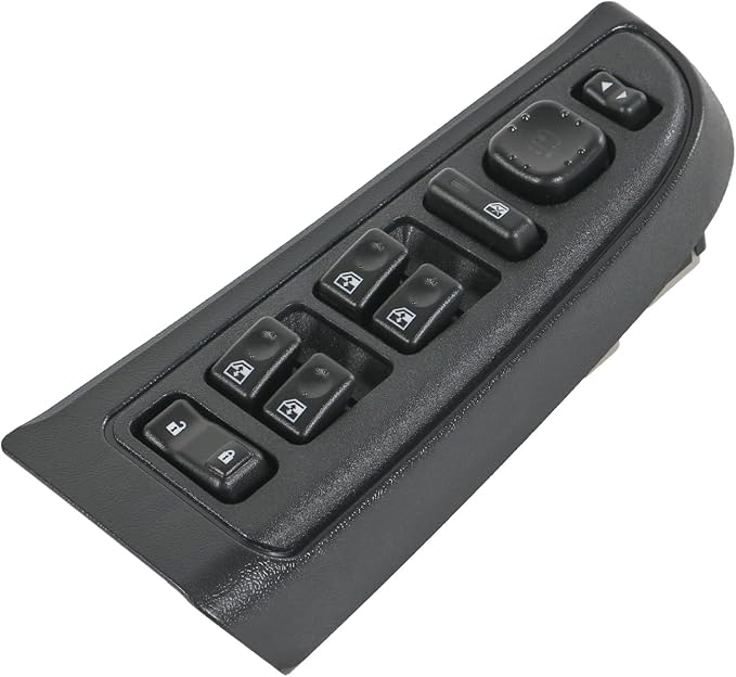 DICMIC Front Driver Side Master Power Window Switch and Door Lock & Black Bezel Assembly Compatible with 2003-2007 Chevrolet, GMC, Cadillac, Hummer Select Model Replace# 15883319, 920-022, DWS-394