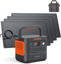 Jackery Solar Generator 2000 v2 with 4x100W Light and Protective Bag, 2042Wh/2200W LFP Portable Power Station, 20ms UPS Home Backup, USB-C PD 100W Fast Charging for Power Outages, Emergencies, Camping