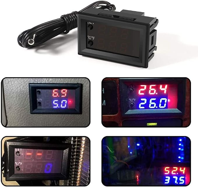 UMLIFE 5PCS 12V Electronic Temperature Controller Programmable -50 to 110 - Image 3