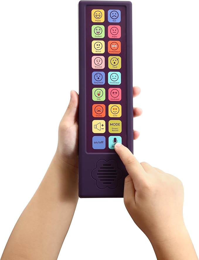 Special Supplies Emotions & Feelings AAC Communication Device – Emotion & Calm-Focused Speech Therapy Aid for Nonverbal Kids & Adults – Talking Device for Home & School