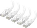 Cable Matters 10Gbps 5-Pack Snagless Shielded Cat 6A Ethernet Cable - 7ft by CableMatters