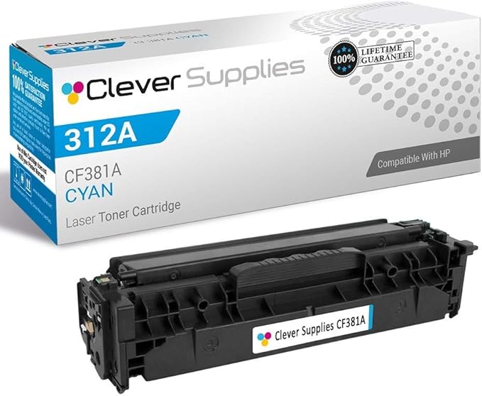 CS Replacement Toner Cartridge Compatible with HP Pro MFP M476DN CF381A Cyan 312A Color Pro MFP M476 Pro MFP M476DN Pro M476 M476 M476DN M476DW M476NW