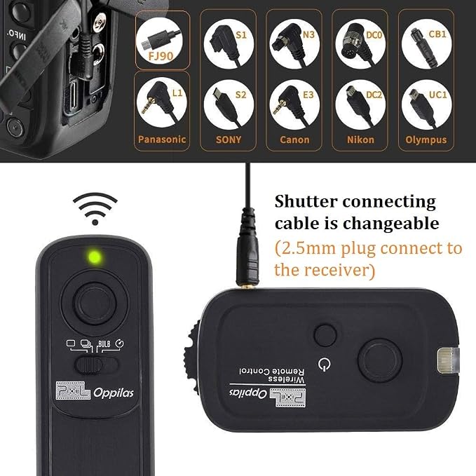 Pixel 2.4GHz Digital Wireless Remote Shutter Release E3 Compatible - Image 5