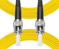 Fibergaga-2m OS2 ST to ST Fiber Patch Cable Simplex, Single Mode, Length by Fibergaga