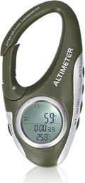 HERCHR Digital Altimeter, Hiking Thermometer Portable Compass by HERCHR