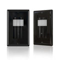 ECOELER Motion Sensor Dimmer Switch, in-Wall Electronic Dimmer with PIR Infrared Motion Activated, Single Pole, Occupancy & Vacancy Modes, Neutral Wire Required, Wall Plate Included, Black, 2Pack