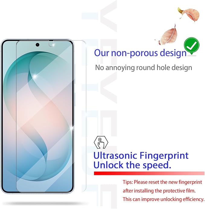 Galaxy S26 Screen Protector + Camera Lens Protector, Full Coverage Tempered - Image 4