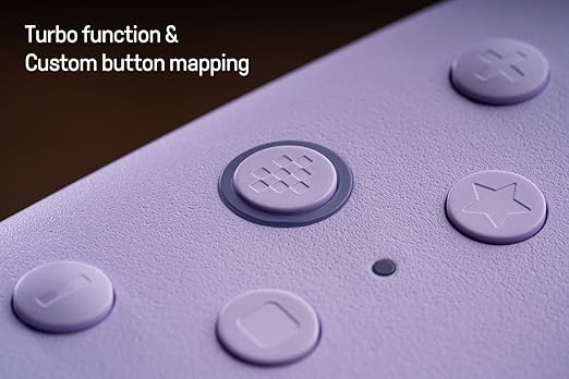 8Bitdo Ultimate 2C Hall Effect Joysticks and Hall Triggers Wireless Controller for Windows PC and Android, with Remappable L4/R4 Bumpers, Turbo function & Rumble vibration (Purple)