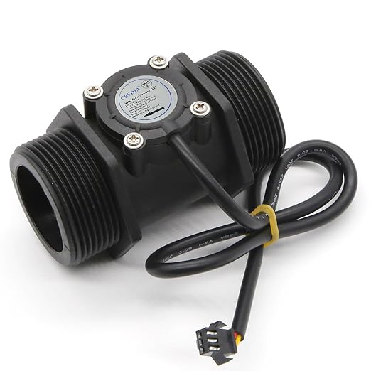 2" Water Flow Sensor Food-Grade Switch Hall Effect Flowmeter Fluid Meter - Image 2