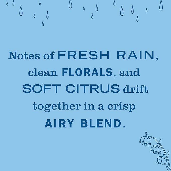 MRS. MEYER'S CLEAN DAY Scented Oil Refills, Rain Water, contains 4 .67 fl oz refills