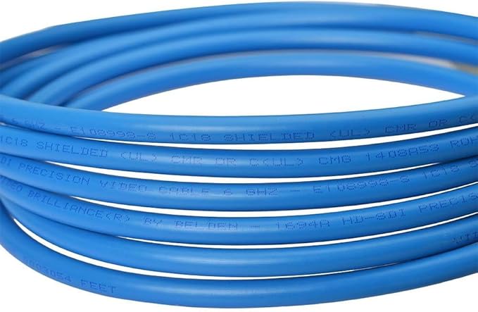 Superbat 3G 6G SDI Cable 150ft BNC SDI Video Cable 75 Ohm Belden 1694A Support 6G 3G-SDI HD-SDI Video Security Camera, Converter