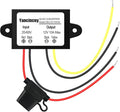 Yancincny DC 20V-60V to 12V Buck Converter 10A 120W Golf Cart 24V 36V 48V 60V Step Down to 12V Converter Voltage Regulator Reducer with Fuse Waterproofing Transformer for Golf Cart Club Car LED Lights