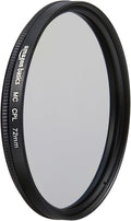 Amazon Basics Circular Polarizer 16 Multi-Layer Coatings Camera Lens Filter - by AmazonBasics