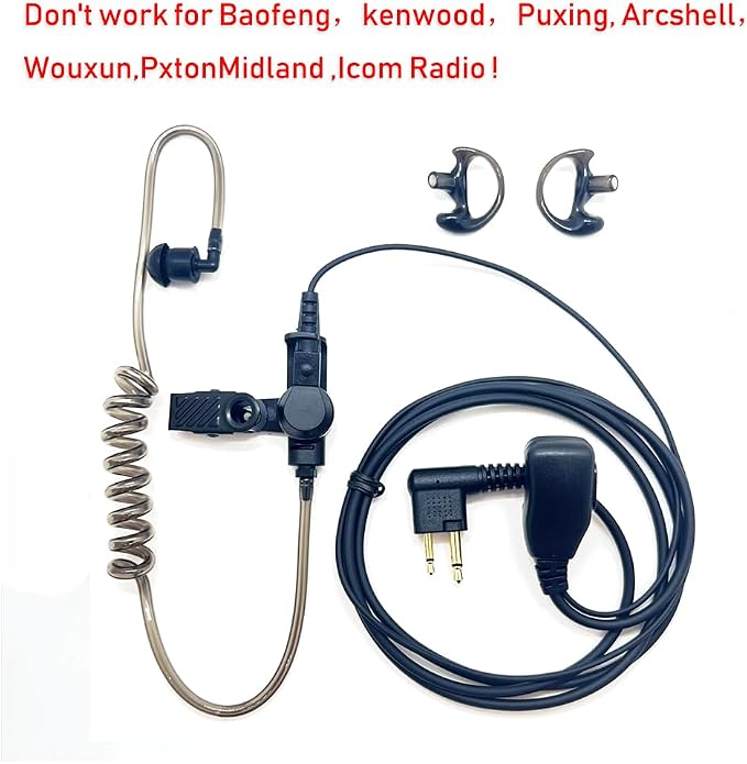 Covert Air Acoustic Tube Earpiece - Image 3