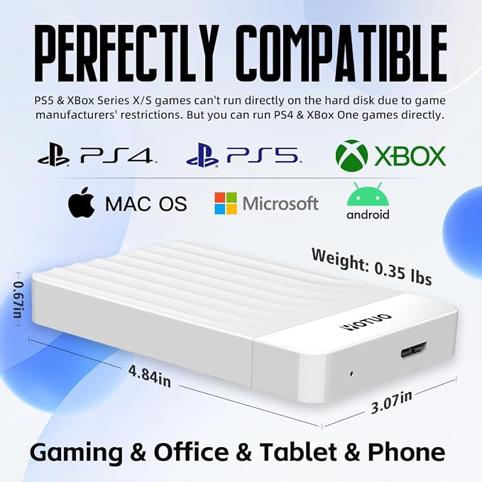 YOTUO Portable External Hard Drive Storage Expansion Mobile HDD USB 3.0 - Image 4