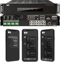 OSD Audio Nero Max8: 4-Zone, 4-Source Amplifier 80W Power, Multi-Room Audio Control, App Integration for iOS & Android, Expand up to 12 Zones, Control4 Driver Support