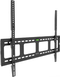 Mount-It! Low-Profile Tilt TV Wall Mount | Ultra-Slim Bracket for 43-90 Inch TVs | Downward Tilt for Anti-Glare | Heavy-Duty Steel Holds 220 lbs | VESA 800x600 | Stud & Concrete Installation
