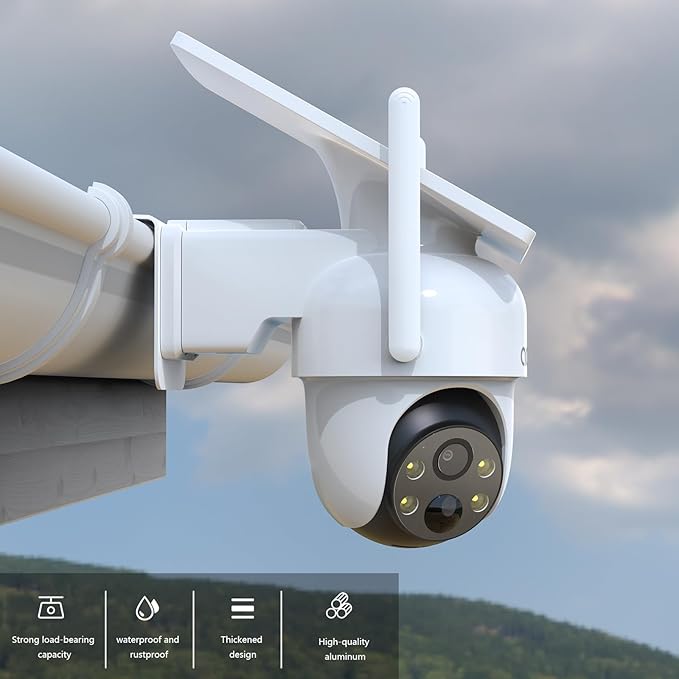 Gutter Mount for AOSU Solar Security Cameras Outdoor Wireless and ANSQUE - Image 6