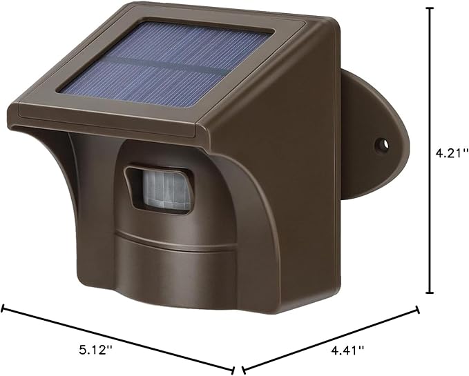 eMACROS Pro 3 Driveway Alarm with Phone App,1/2 Mile Long Range Solar Wireless Driveway Alarm,Outdoor Driveway Alarms Wireless Outside Weatherproof Motion Sensor & Detector（Only Sensor）