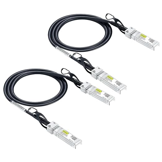Ubiquiti UniFi UC-DAC-SFP+ 10G SFP+ DAC Twinax Cable, Direct Attach Copper by 10Gtek