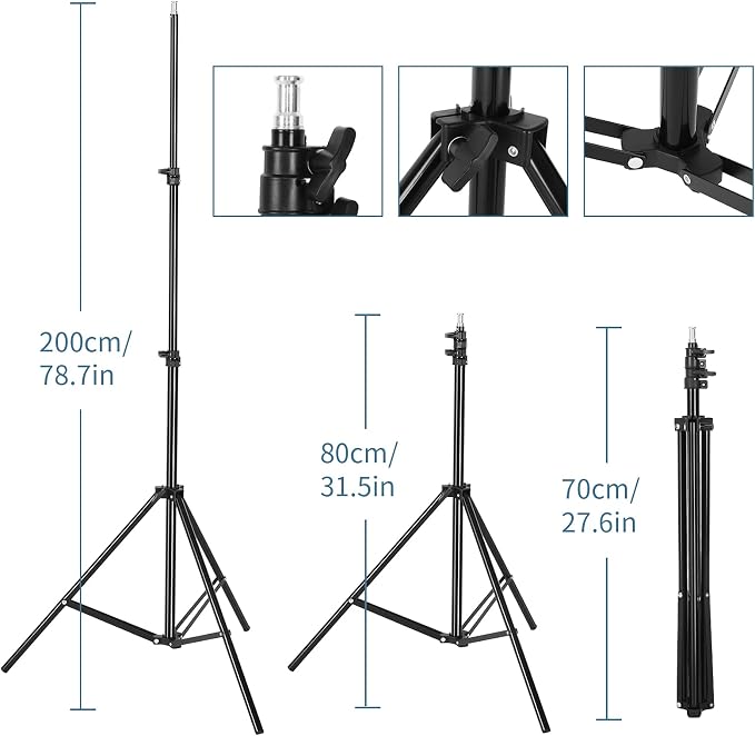 ShowMaven Softbox Lighting Kit, Studio Lights - Image 4