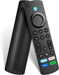 Replacement Remote for All FireSeries,Remote for TV Stick (HD, 4K, 4K Max, Lite),TV Cube,Remote for Hisense,TCL,Insignia,3rd Gen,Omni,QLED Smart TVs with Voice