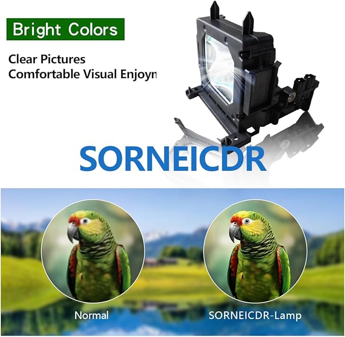 SORNEICDR LMP-H202 Replacement Projector Lamp Bulb Compatible with Sony VPL-HW30AES HW30ES HW50ES HW55ES VW95ES HW30 HW30ES SXRD HW40ES Projectors, with Housing