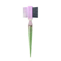 STYLE FACTOR EDGE BOOSTER® Mini Hammer Brush Travel Size | Baby Hair Brush & Double-Sided Edge Control Comb with Boar Bristles | Rat Tail for Precision Styling | Travel Brush for Edges & Baby Hair
