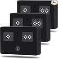3-Button Remote Transmitter Replace for AXS1 for AXP1(3 Packs), Fit Automatic Gate Opener for TDS2 TSS1XP TDS2XP TSS1 LDM2 LDM2K HDP1 HDP2 DD2U LSM1 DS1U, Fits for Single and Double Opener Systems