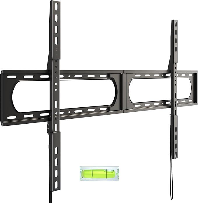 PUTORSEN 37-140'' Heavy Duty TV Wall Mount, up to 275lbs, Low Profile Fixed TV Wall Mount, with Quick Lock and Release, Max VESA 1200 x 800mm, Fits 16"/18"/24" Stud, Flush Slim Design