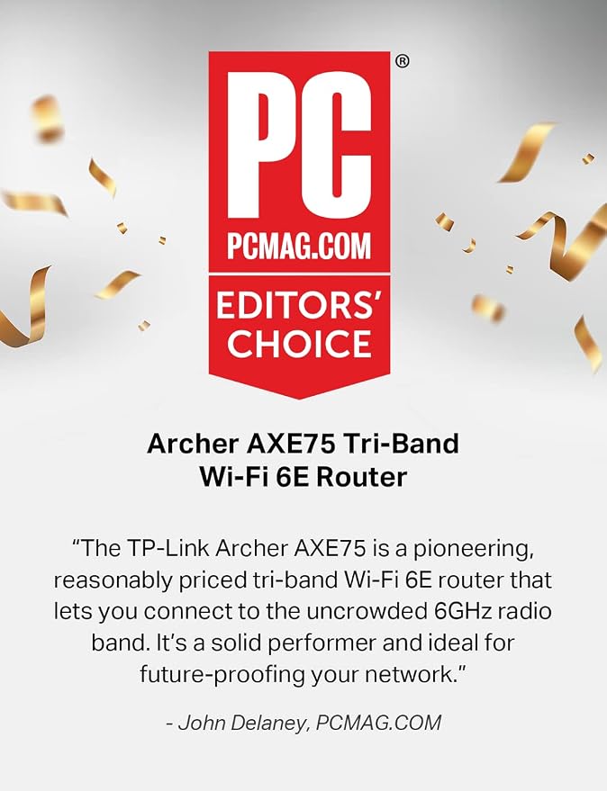 TP-Link AXE5400 Tri-Band WiFi 6E Router, Gigabit Internet - Image 2