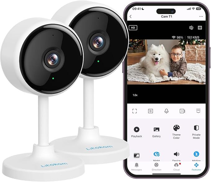 litokam Indoor Camera, Cameras for Home Security by litokam