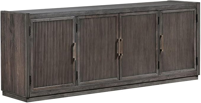 Liberty Furniture Modern Edge 77 Inch TV Console for Living Room - Caffe
