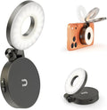 KraftGeek Magnetic Selfie Light for iPhone, Portable Phone Ring Light with Rechargeable Battery, Compact LED Phone Light for Travel, Video Recording, Vlogging