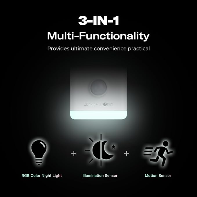THIRDREALITY Smart Night Light-T, Support Matter Over Thread, 3-in-1 RGB Color - Image 2