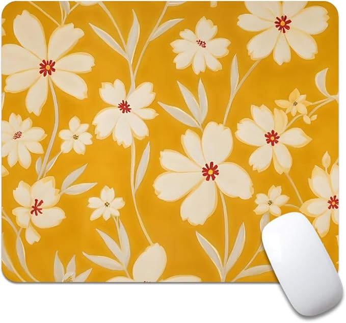 Sunday Market Square Mouse pad, Texture, Waterproof, Anti Slip Rubber Base, Computer Mouse pad, Laptop Mouse pad