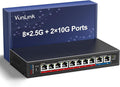 10Gb Ethernet Switch with 8 x 2.5GbE RJ45 + 2 x 10GbE RJ45 Ports, VunLink 10 by VunLink